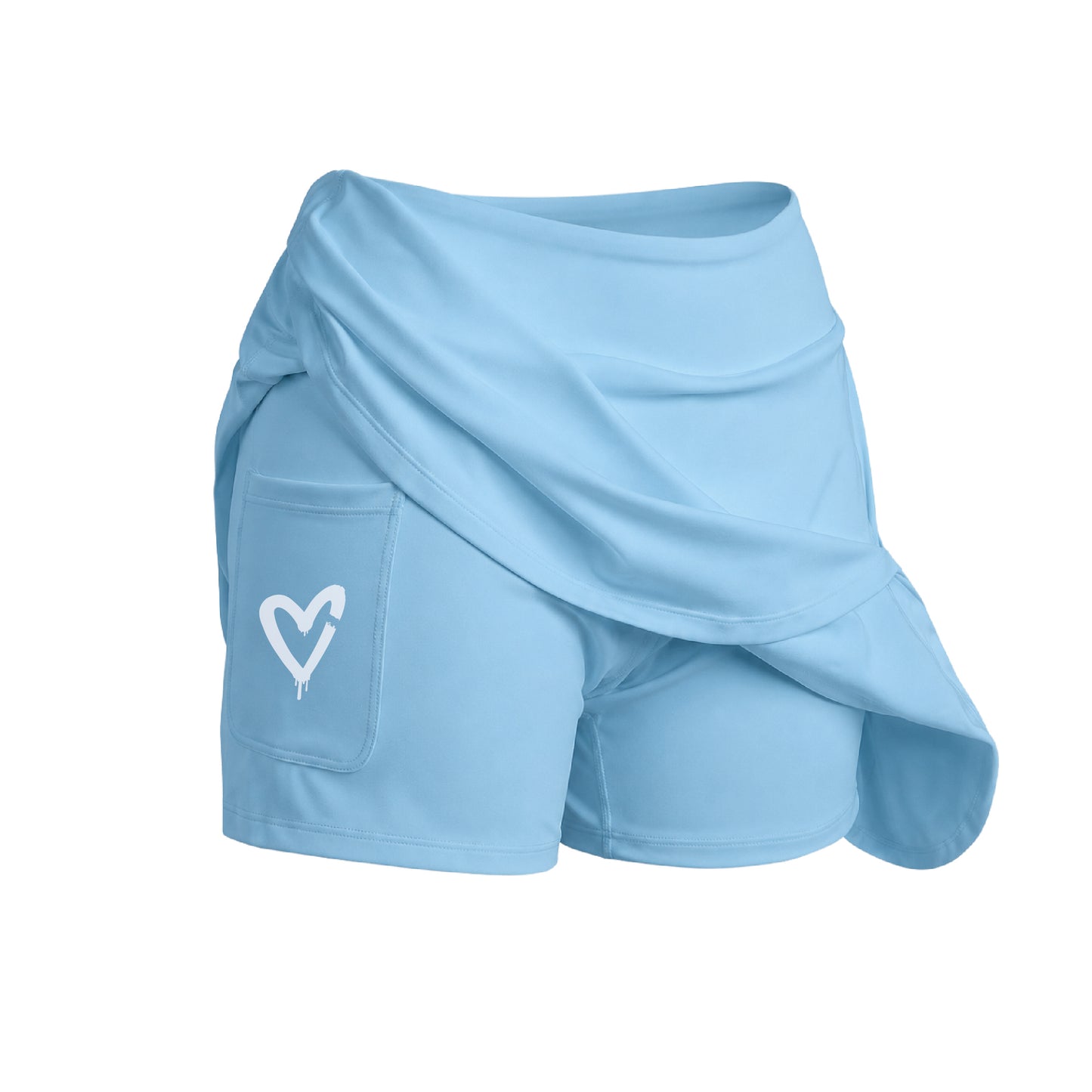 MALLE LOVE - SKORT - DUSKY BLUE