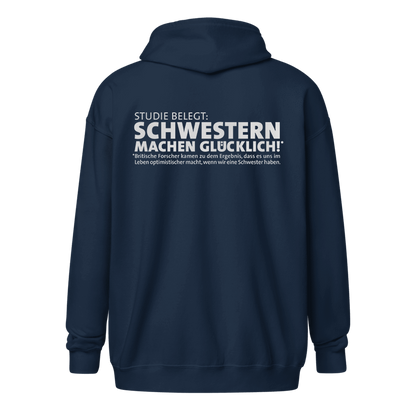 Unisex Hoodie Jacke - SCHWESTERN