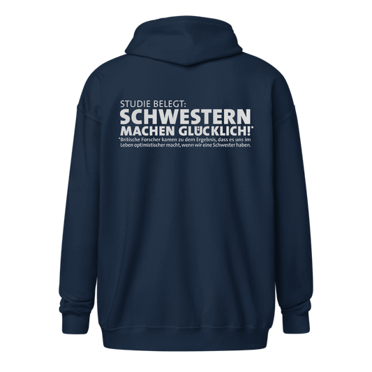 Unisex Hoodie Jacke - SCHWESTERN