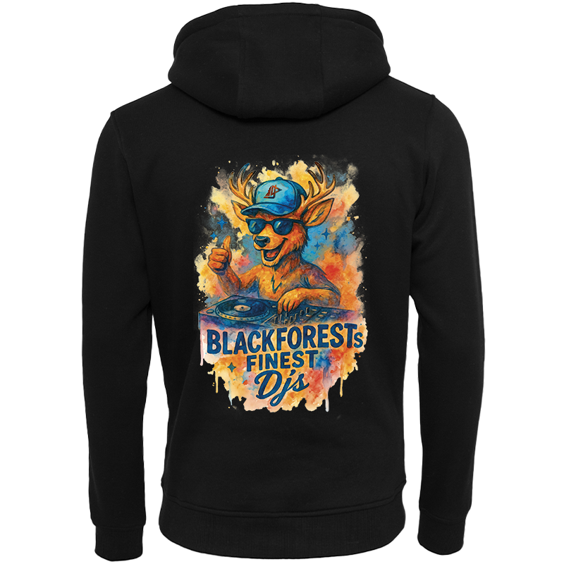 COLOURED DEER  HOODIE