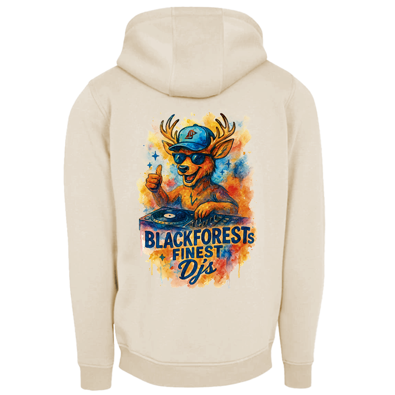 COLOURED DEER  HOODIE