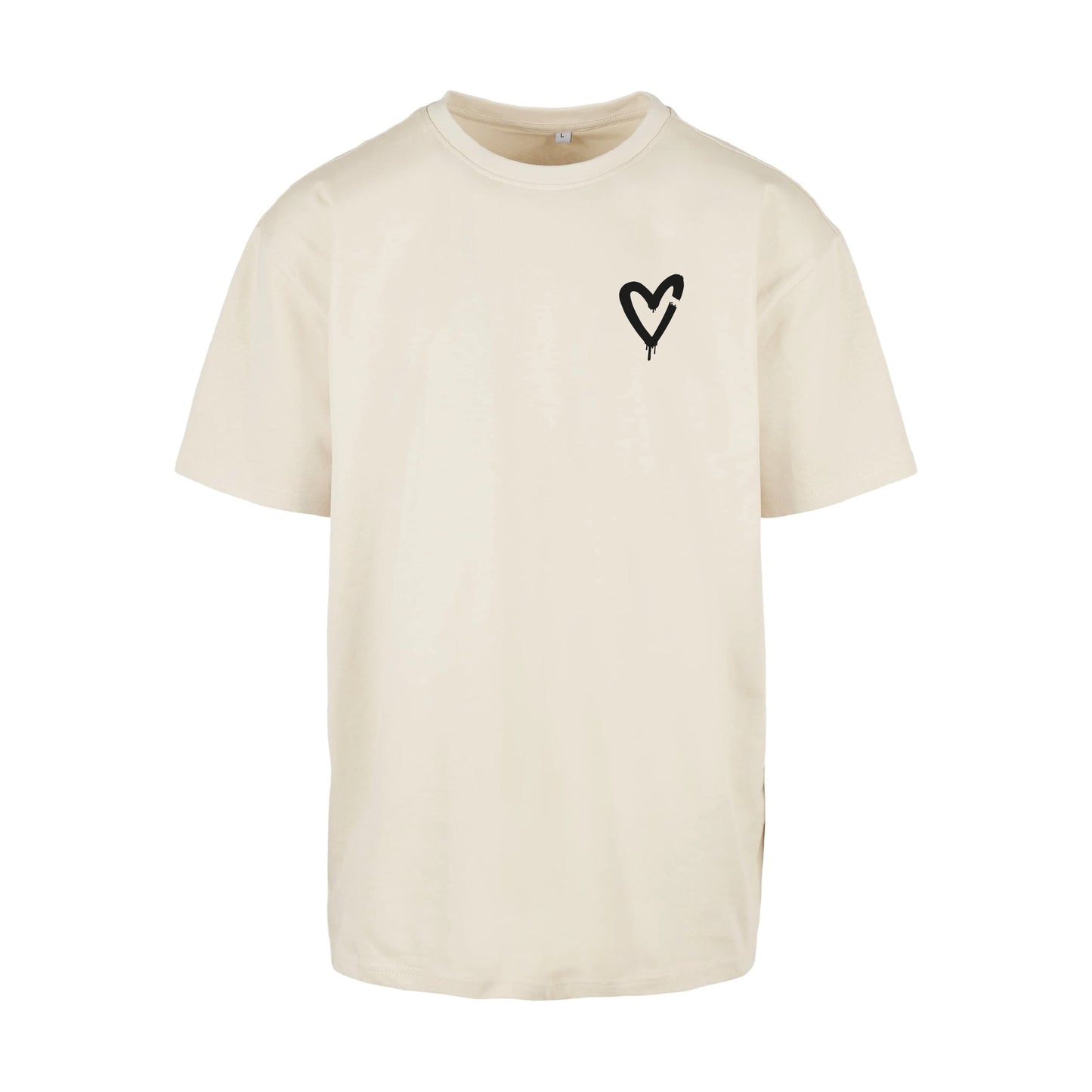 MALLE LOVE - OVERSIZED TSHIRT - BEIGE