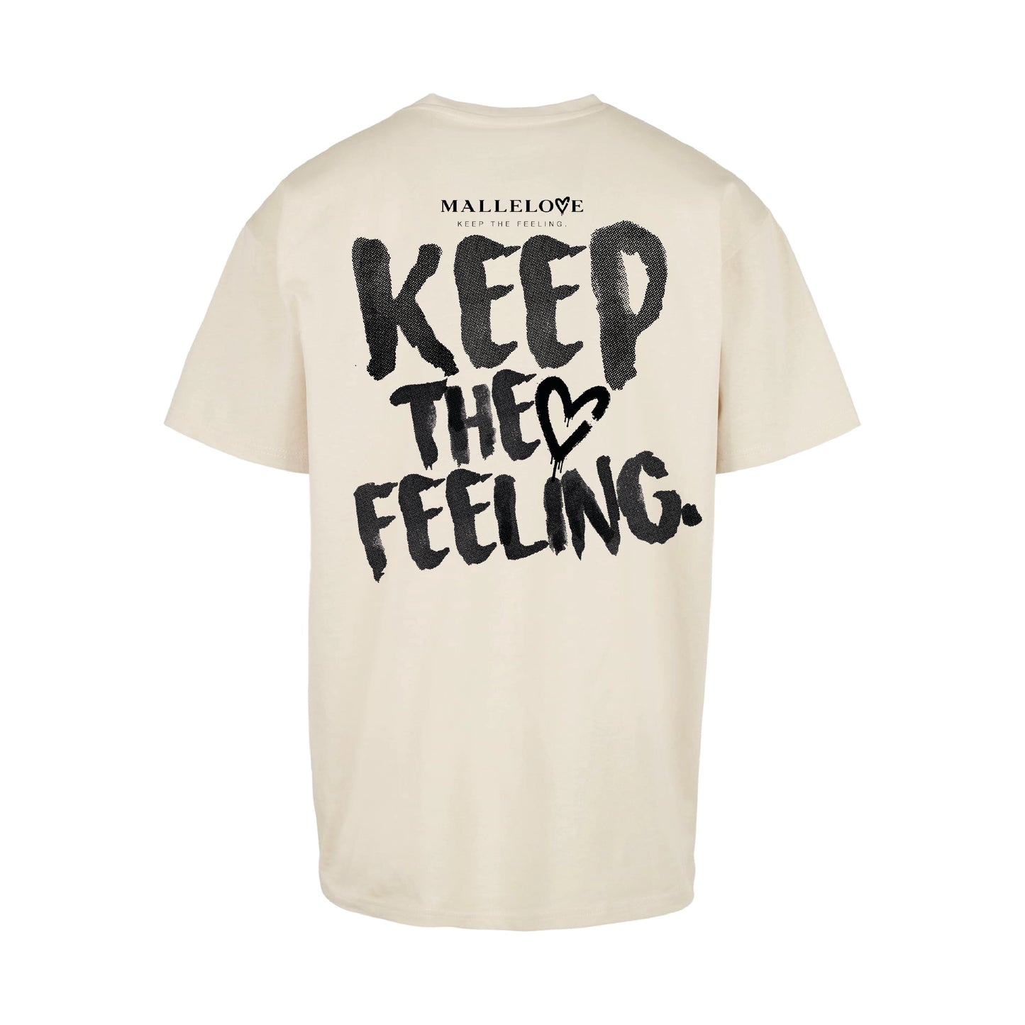 MALLE LOVE - OVERSIZED TSHIRT - BEIGE