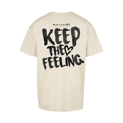 MALLE LOVE - OVERSIZED TSHIRT - BEIGE