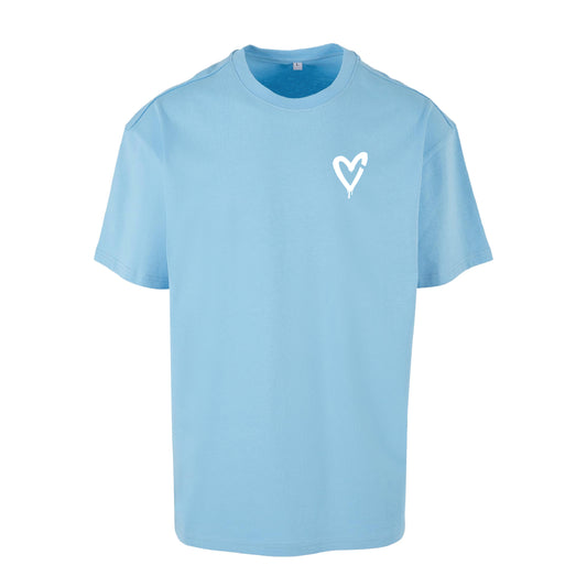 MALLE LOVE - OVERSIZED TSHIRT - BALTIC BLUE