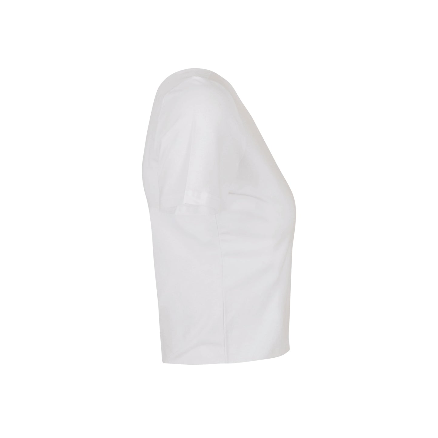 MALLE LOVE - CROPPED TEE - WHITE