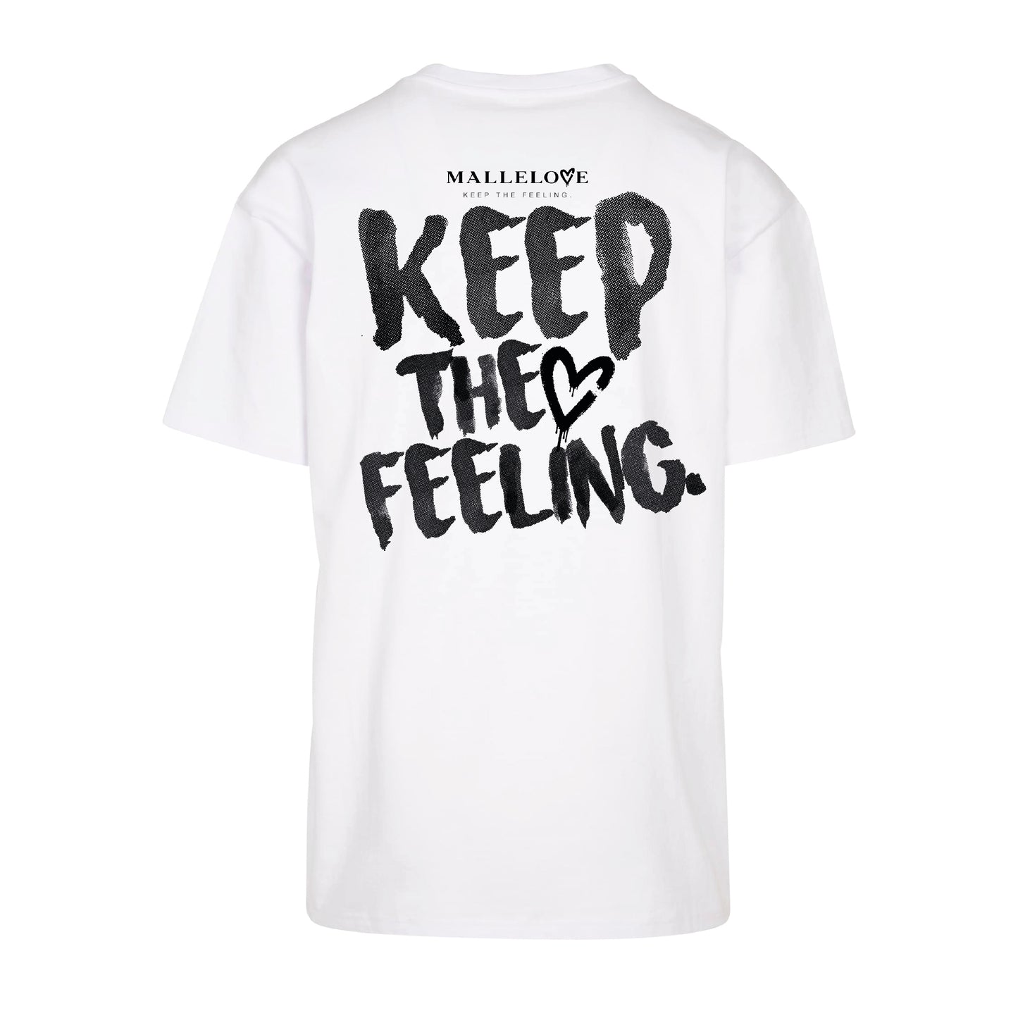 MALLE LOVE - OVERSIZED TSHIRT - WHITE