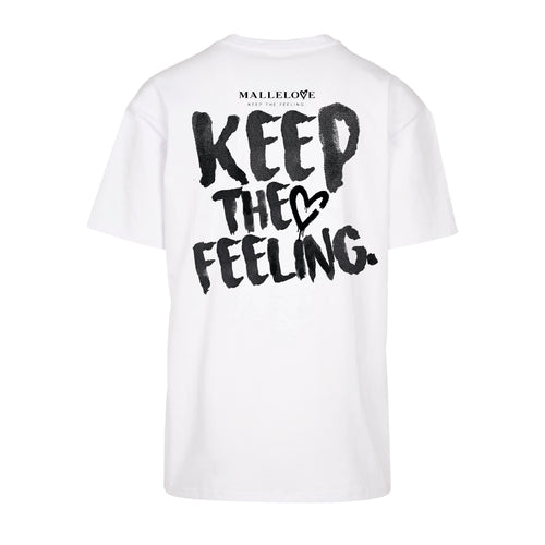 MALLE LOVE - OVERSIZED TSHIRT - WHITE Hover